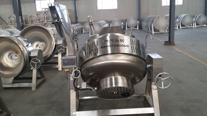 供應高效節(jié)能燃燒機夾層鍋，自動點火溫度可控，助力食品工業(yè)升級